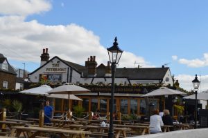 The Peterboat pub garden