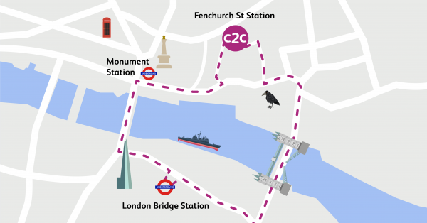 Walking Routes London Fenchurch Street To London Bridge